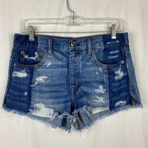 American Eagle outfitters distressed vintage high-rise festival jean short-8